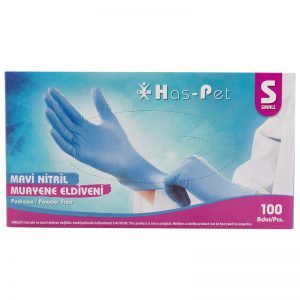 Haspet Mavi Nitril Muayene Eldiveni