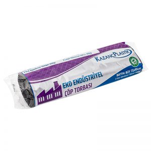 Kazanç Eko Endüstriyel Çöp Poşeti Siyah Battal 300 Gr 72x95