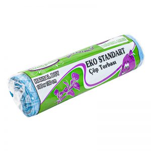 Kazanç Eko Standart Çöp Poşeti Hantal Mavi 500 Gr 100x150
