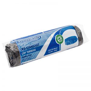 Kazanç Eko Standart Çöp Poşeti Jumbo 220 Gr Siyah 80x110