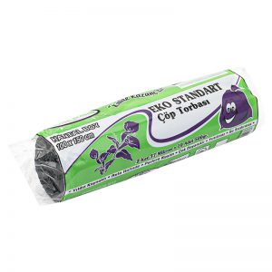 Kazanç Eko Standart Siyah Çöp Poşeti Hantal 500 Gr 100x150