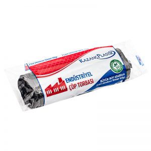 Kazanç Endüstriyel Çöp Poşeti Siyah Büyük 160 Gr 65x80