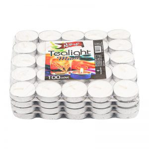 Tealight Mum Kokusuz Beyaz Mum 100'lü Roll Up