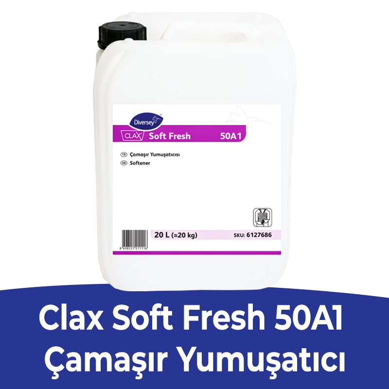 Diversey Clax Soft Fresh 50A1 Çamaşır Yumuşatıcı 20L