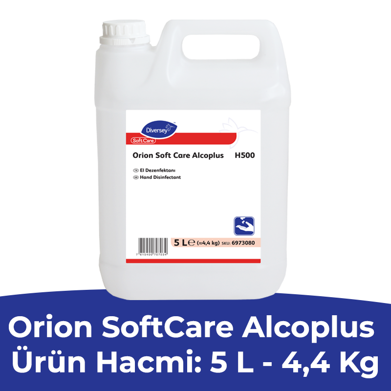 Diversey Soft Care Orion Alcoplus H500 El Dezenfektanı 5L