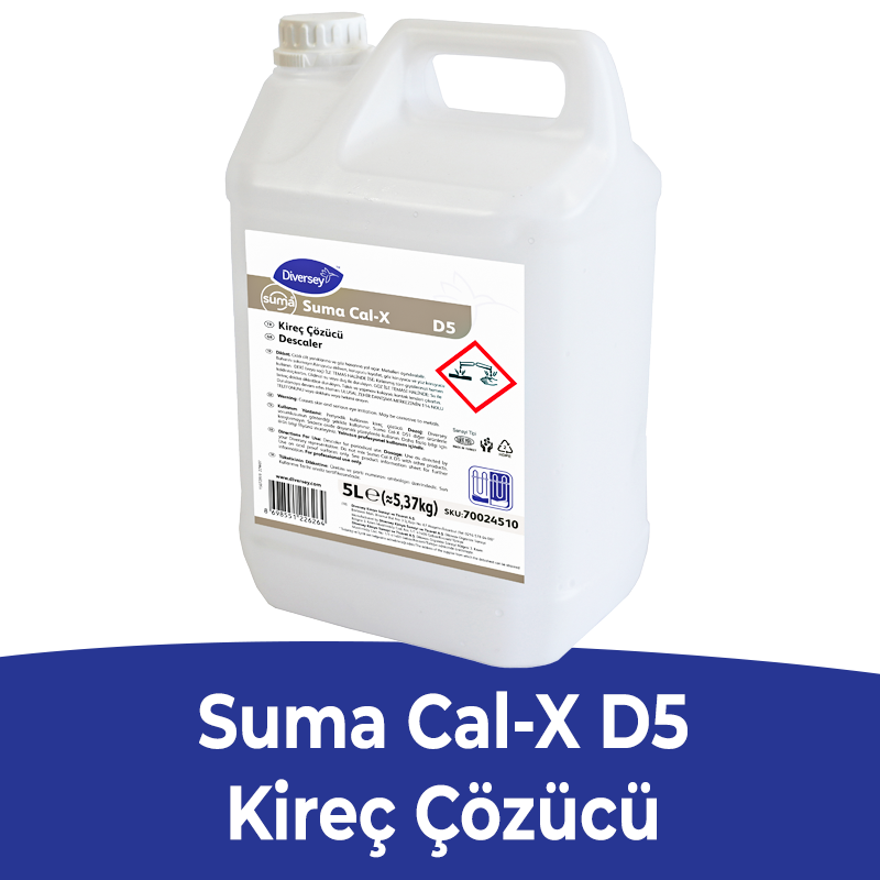70024510 Diversey Suma Cal-X Kireç Çözücü 5 L