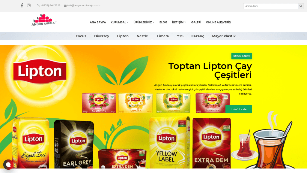 Angun Ambalaj Yeni Tasarımı