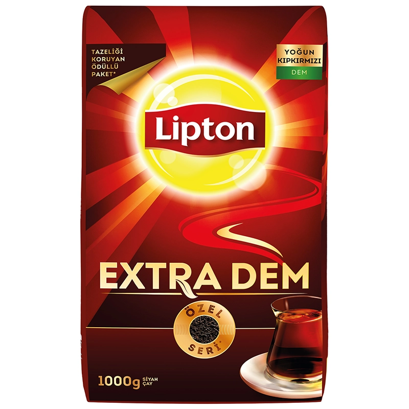Lipton Extra Dem Dökme Siyah Çay Özel Seri 1000 Gr